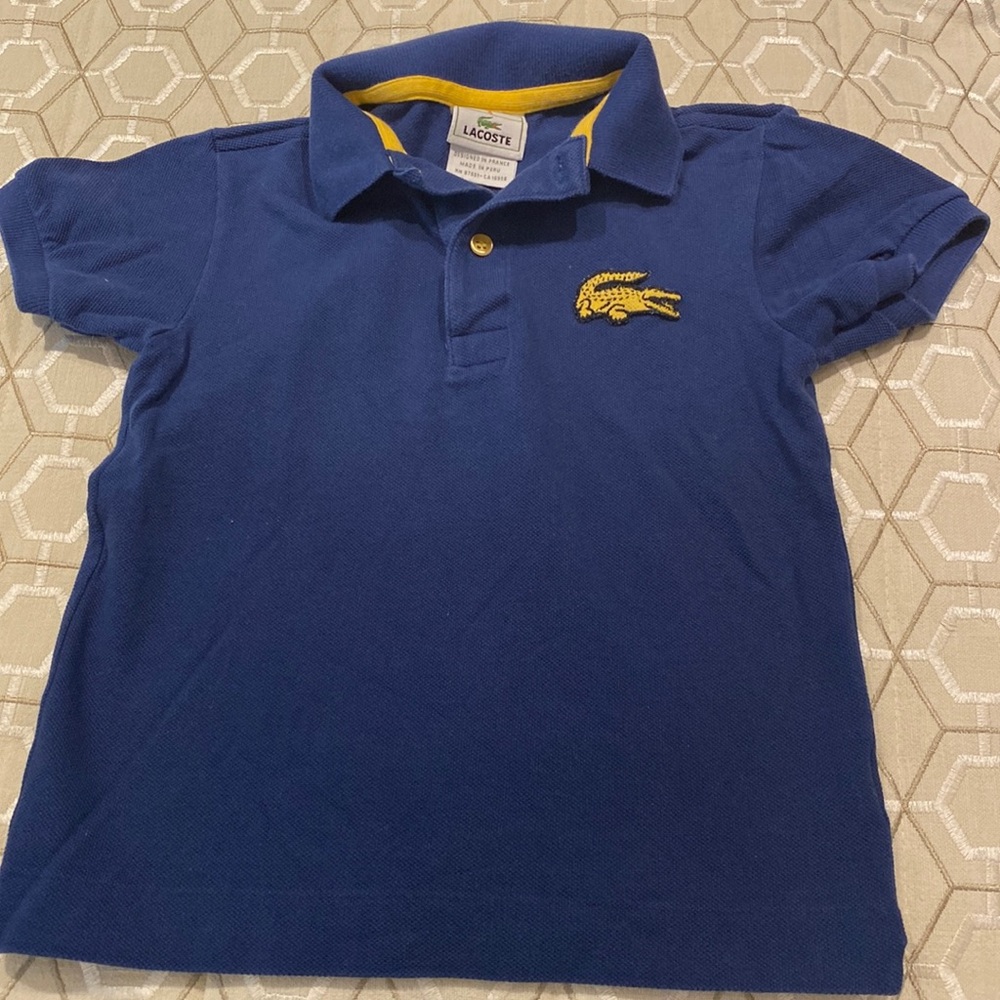 Little boys Lacoste polo - size 4